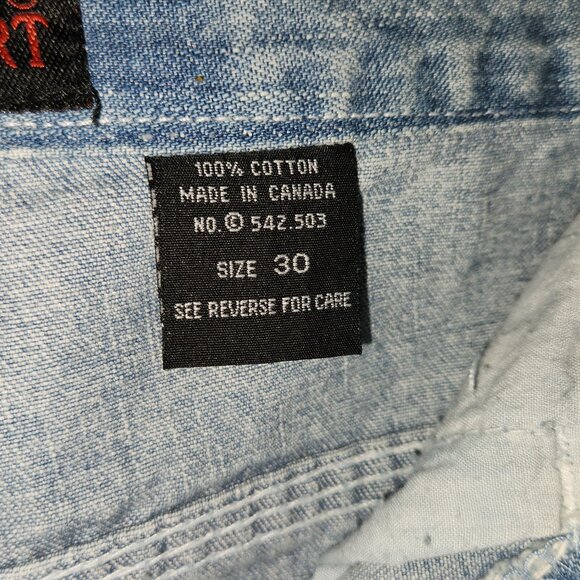 Imperial Court Denim Jean bahama length Shorts - Picture 7 of 8